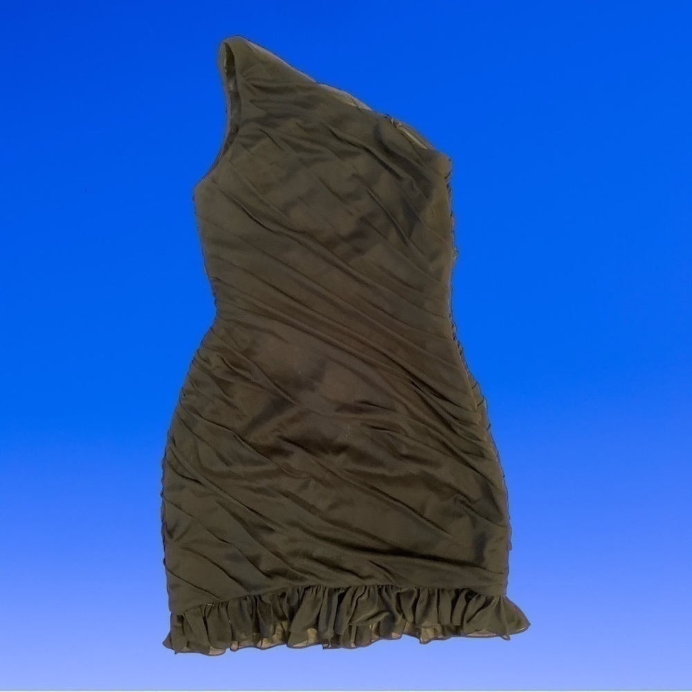 SEXY little black Aqua dress! Curvy tight and feminine - Picture 3 of 10